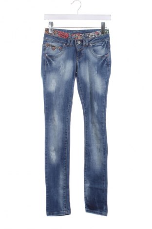 Dámske džínsy  BNY Jeans, Veľkosť XS, Farba Modrá, Cena  14,24 €