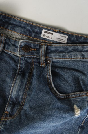 Damskie jeansy Bershka, Rozmiar S, Kolor Niebieski, Cena 85,95 zł