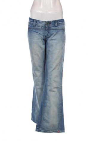 Damskie jeansy Edc By Esprit, Rozmiar L, Kolor Niebieski, Cena 131,99 zł