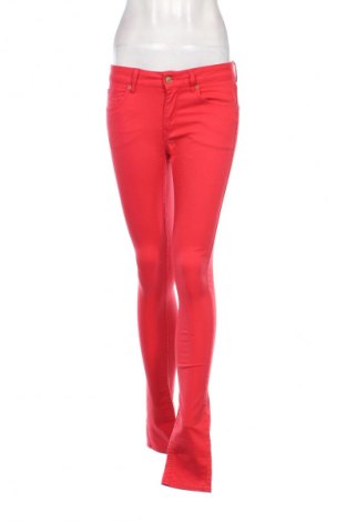 Damskie jeansy H&M Divided, Rozmiar M, Kolor Czerwony, Cena 41,99 zł