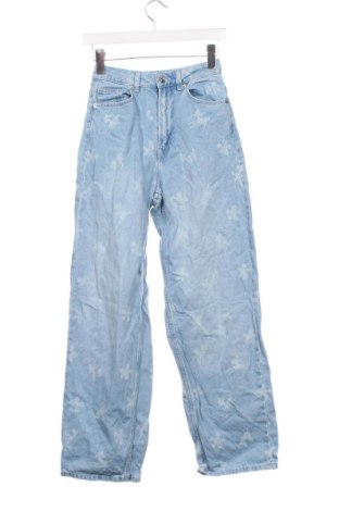 Damskie jeansy H&M Divided, Rozmiar XS, Kolor Niebieski, Cena 37,99 zł