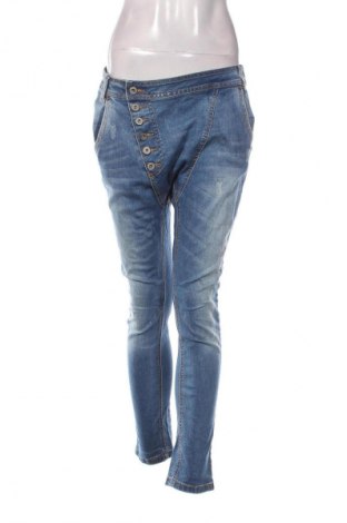 Damskie jeansy Made In Italy, Rozmiar L, Kolor Niebieski, Cena 92,99 zł