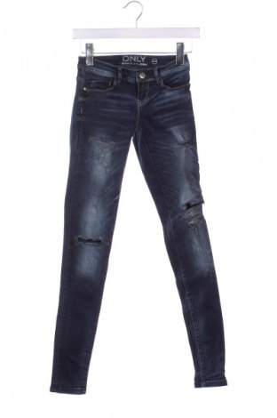 Damskie jeansy ONLY, Rozmiar XXS, Kolor Niebieski, Cena 42,99 zł