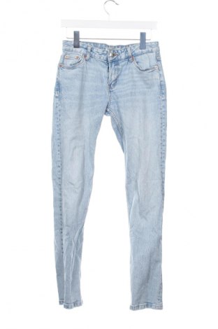 Blugi de femei Pull&Bear, Mărime XS, Culoare Albastru, Preț 48,99 Lei