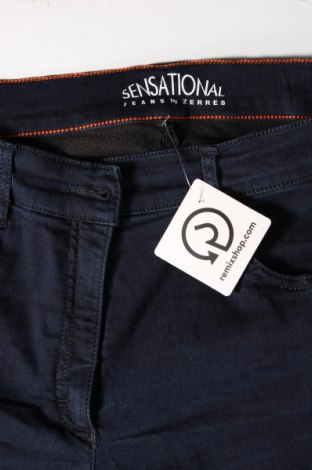 Damskie jeansy Sensational, Rozmiar L, Kolor Niebieski, Cena 37,99 zł