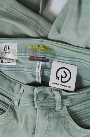 Damskie jeansy Street One, Rozmiar XS, Kolor Zielony, Cena 65,99 zł