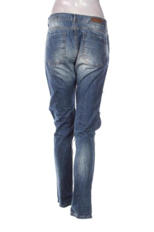 Damskie jeansy Zara Trafaluc, Rozmiar L, Kolor Niebieski, Cena 34,99 zł