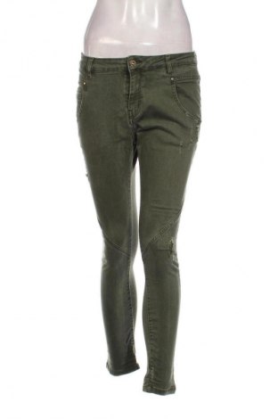 Damskie jeansy Zara Trafaluc, Rozmiar M, Kolor Zielony, Cena 43,99 zł