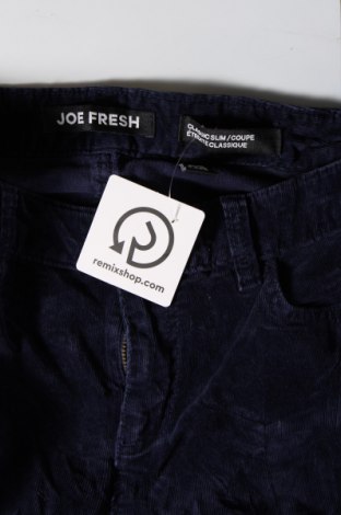 Pantaloni de velvet de femei Joe Fresh, Mărime M, Culoare Albastru, Preț 21,99 Lei