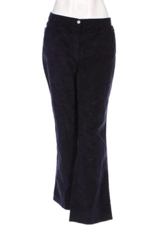 Pantaloni de velvet de femei Northern Reflections, Mărime L, Culoare Albastru, Preț 33,99 Lei