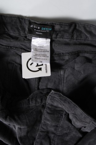 Pantaloni de velvet de femei Parasuco, Mărime XL, Culoare Gri, Preț 71,99 Lei