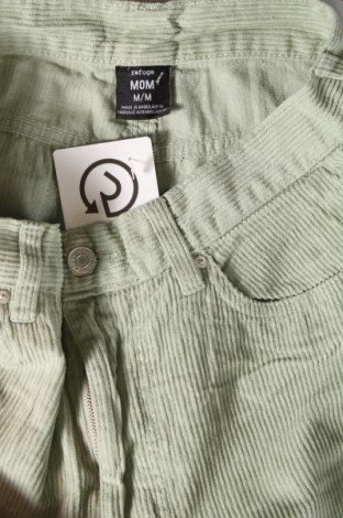 Pantaloni de velvet de femei Refuge, Mărime M, Culoare Verde, Preț 33,99 Lei