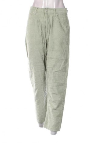 Pantaloni de velvet de femei Refuge, Mărime M, Culoare Verde, Preț 24,99 Lei