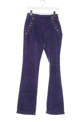 Pantaloni de velvet de femei Rinascimento, Mărime S, Culoare Mov, Preț 416,99 Lei