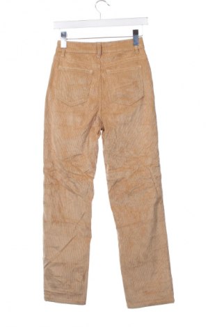 Pantaloni de velvet de femei SHEIN, Mărime XS, Culoare Bej, Preț 19,99 Lei