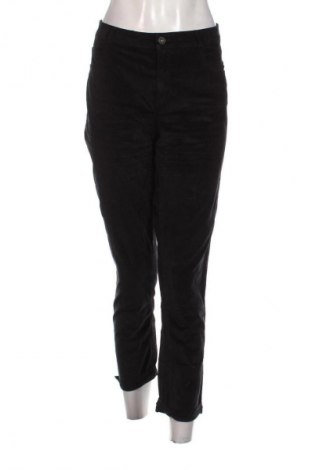 Pantaloni de velvet de femei United Colors Of Benetton, Mărime L, Culoare Negru, Preț 85,99 Lei