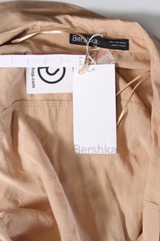 Дамски гащеризон Bershka, Размер S, Цвят Бежов, Цена 43,99 лв.