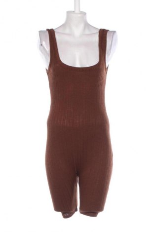 Kurzer Damenoverall Fashion nova, Größe S, Farbe Braun, Preis 25,58 €