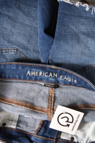 Дамски къс панталон American Eagle, Размер L, Цвят Син, Цена 18,99 лв.