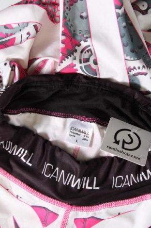 Damskie legginsy ICANIWILL, Rozmiar L, Kolor Kolorowy, Cena 39,99 zł