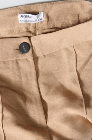 Damenhose Bershka, Größe XS, Farbe Beige, Preis 20,49 €