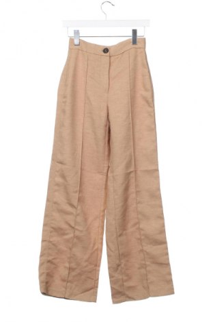 Damenhose Bershka, Größe XS, Farbe Beige, Preis 20,49 €