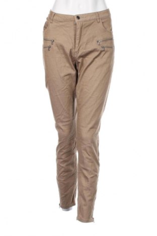 Pantaloni de femei Free Quent, Mărime XL, Culoare Bej, Preț 47,99 Lei