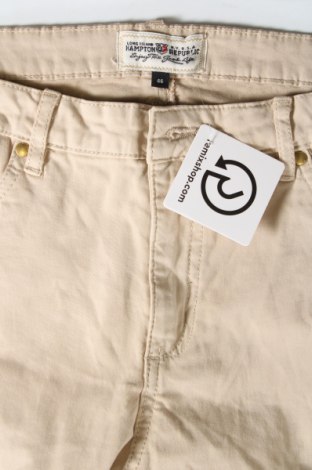 Pantaloni de femei Hampton Republic, Mărime XL, Culoare Bej, Preț 122,99 Lei