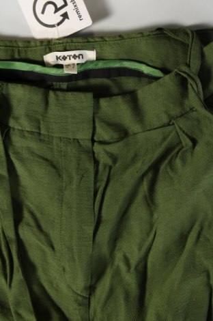 Pantaloni de femei Koton, Mărime S, Culoare Verde, Preț 98,99 Lei