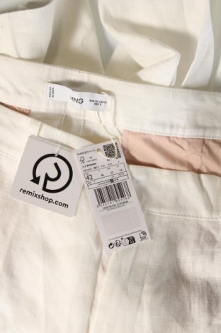 Pantaloni de femei Mango, Mărime L, Culoare Alb, Preț 173,76 Lei