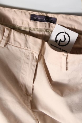 Pantaloni de femei Marks & Spencer, Mărime M, Culoare Bej, Preț 92,51 Lei