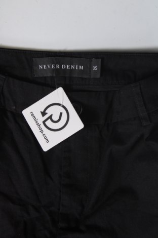 Dámske nohavice Never Denim, Veľkosť XS, Farba Čierna, Cena  5,95 €