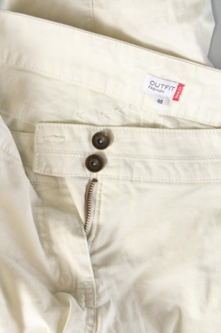 Pantaloni de femei Nkd, Mărime M, Culoare Ecru, Preț 28,99 Lei