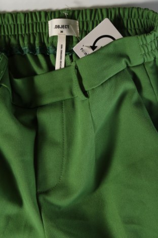 Pantaloni de femei Object, Mărime S, Culoare Verde, Preț 73,99 Lei