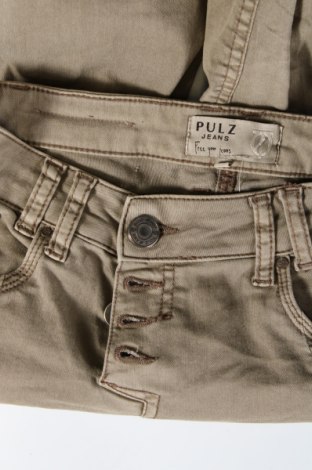 Дамски панталон Pulz Jeans, Размер XS, Цвят Зелен, Цена 14,99 лв.