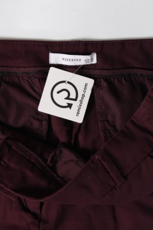 Pantaloni de femei Reserved, Mărime L, Culoare Roșu, Preț 73,98 Lei