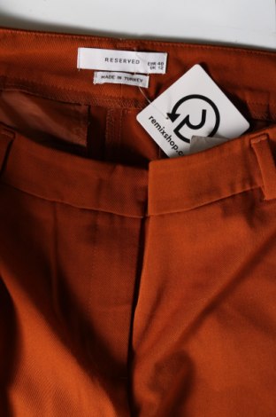 Pantaloni de femei Reserved, Mărime M, Culoare Portocaliu, Preț 37,99 Lei