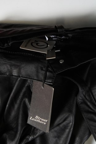 Дамски панталон STREET LEATHERS, Размер S, Цвят Черен, Цена 257,99 лв.