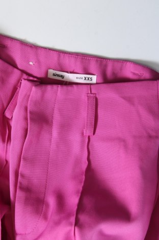 Pantaloni de femei Sinsay, Mărime XXS, Culoare Roz, Preț 44,99 Lei