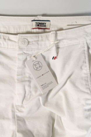 Pantaloni de femei Tommy Jeans, Mărime M, Culoare Alb, Preț 392,99 Lei