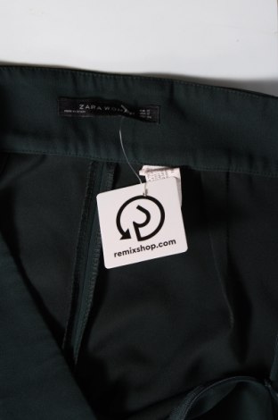 Pantaloni de femei Zara, Mărime S, Culoare Verde, Preț 41,99 Lei