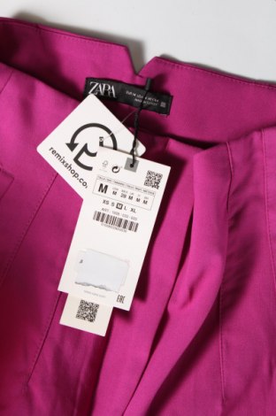 Pantaloni de femei Zara, Mărime M, Culoare Mov, Preț 203,99 Lei