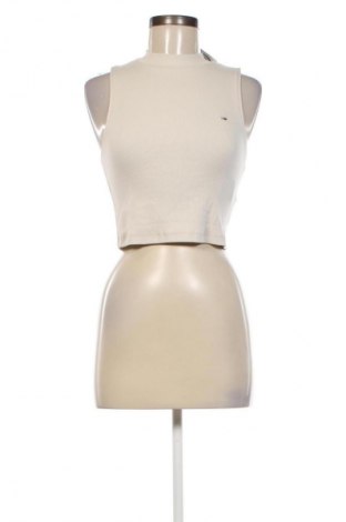 Tricou de damă Tommy Jeans, Mărime S, Culoare Bej, Preț 217,99 Lei