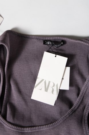 Γυναικείο αμάνικο μπλουζάκι Zara, Μέγεθος S, Χρώμα Βιολετί, Τιμή 9,99 €