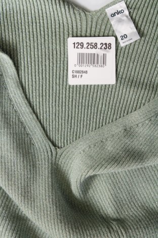 Damenpullover Anko, Größe XXL, Farbe Grün, Preis 10,49 €