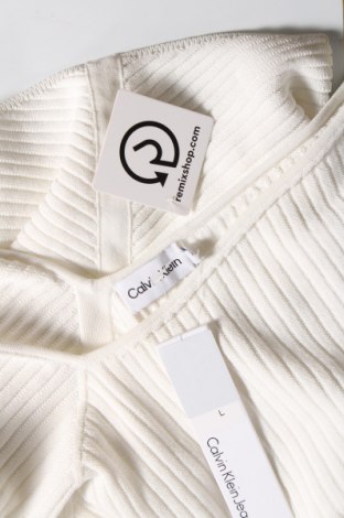 Damski sweter Calvin Klein, Rozmiar L, Kolor Biały, Cena 482,99 zł