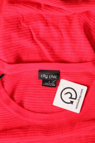 Damski sweter City Chic, Rozmiar S, Kolor Czerwony, Cena 23,99 zł