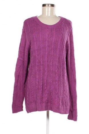 Damski sweter Croft & Barrow, Rozmiar XL, Kolor Fioletowy, Cena 51,99 zł