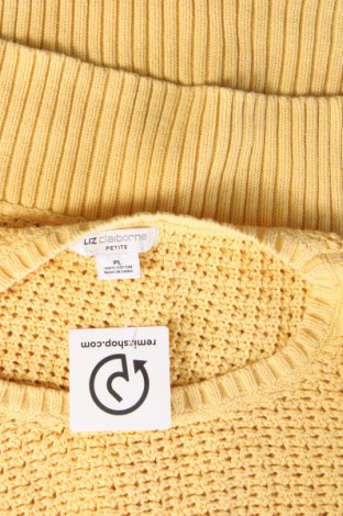 Damski sweter Liz Claiborne, Rozmiar L, Kolor Żółty, Cena 41,99 zł