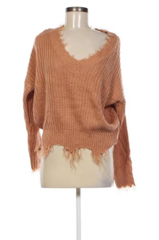 Damenpullover Main Street, Größe S, Farbe Braun, Preis 3,99 €